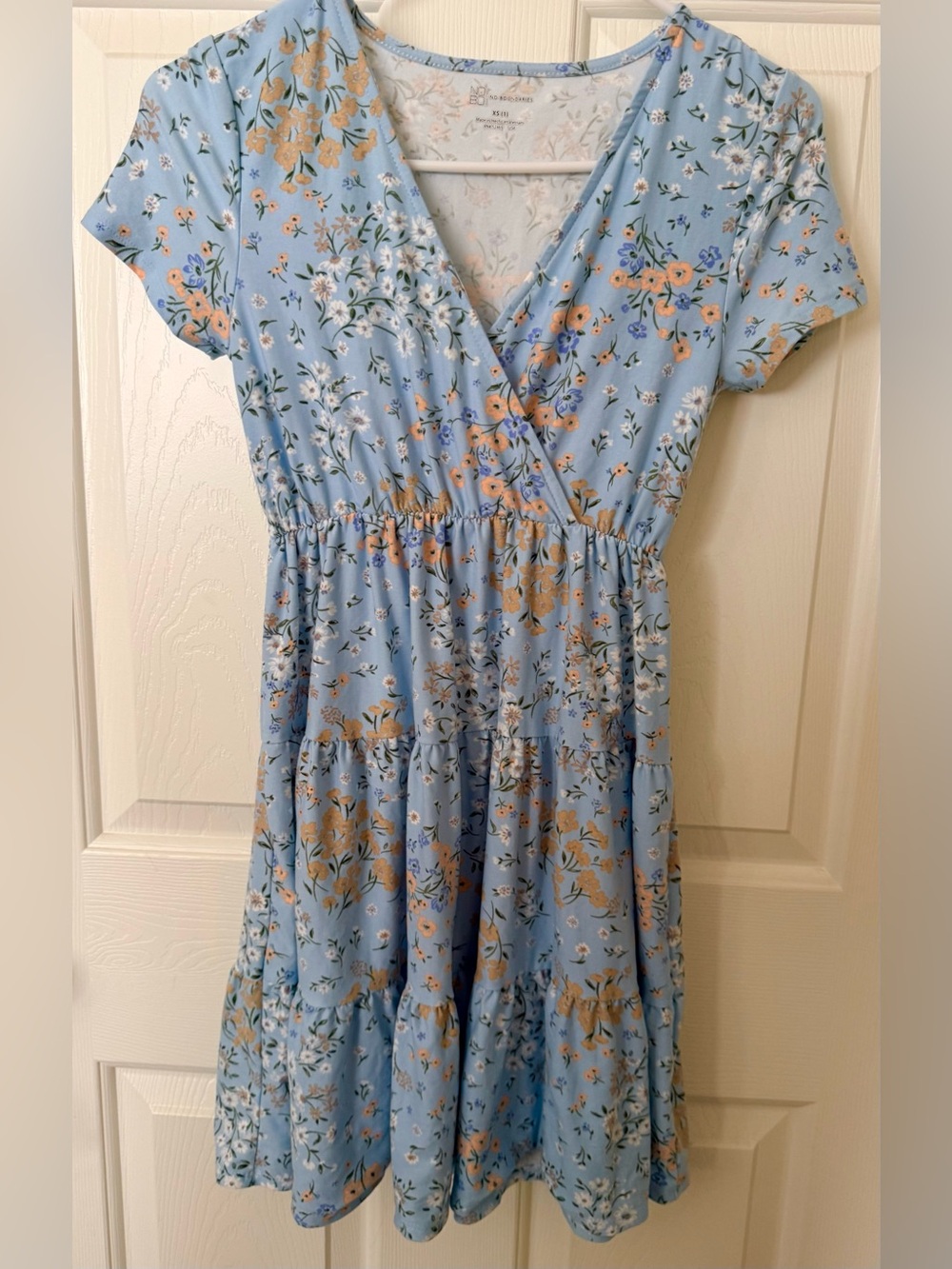 Floral Spring Party Garden Wrap Dress Cottage Core Fairy Core Women’s  Size XS 1